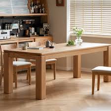Solid Oak Rectangular Dining Table