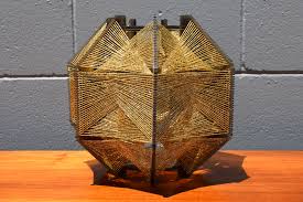 Paul Secon Geometric Metal Pendant Light