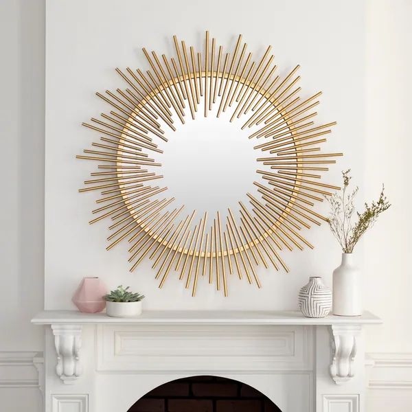 Soleil Gold Sunburst Mirror