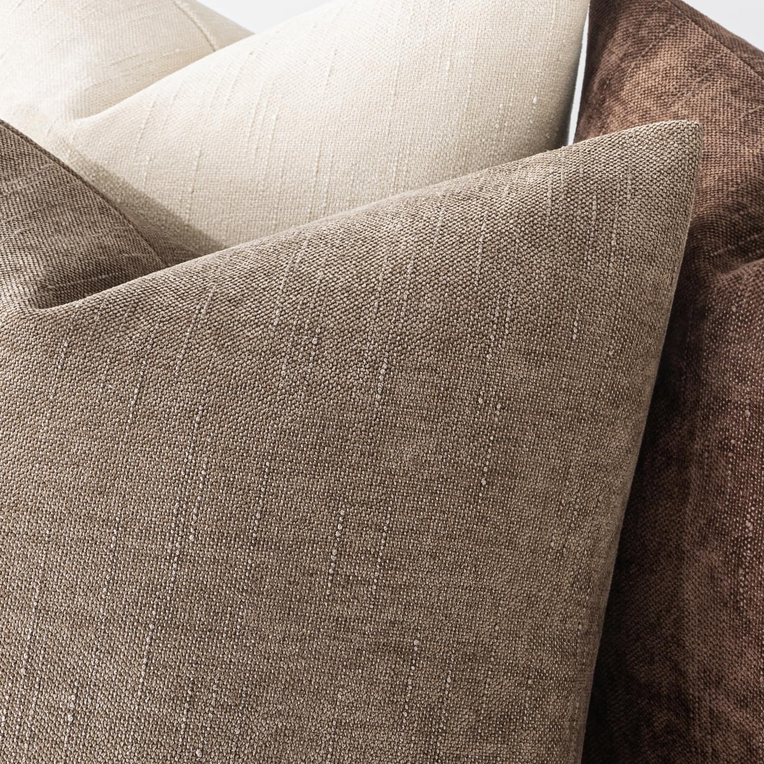 Solid Textured Throw Pillow