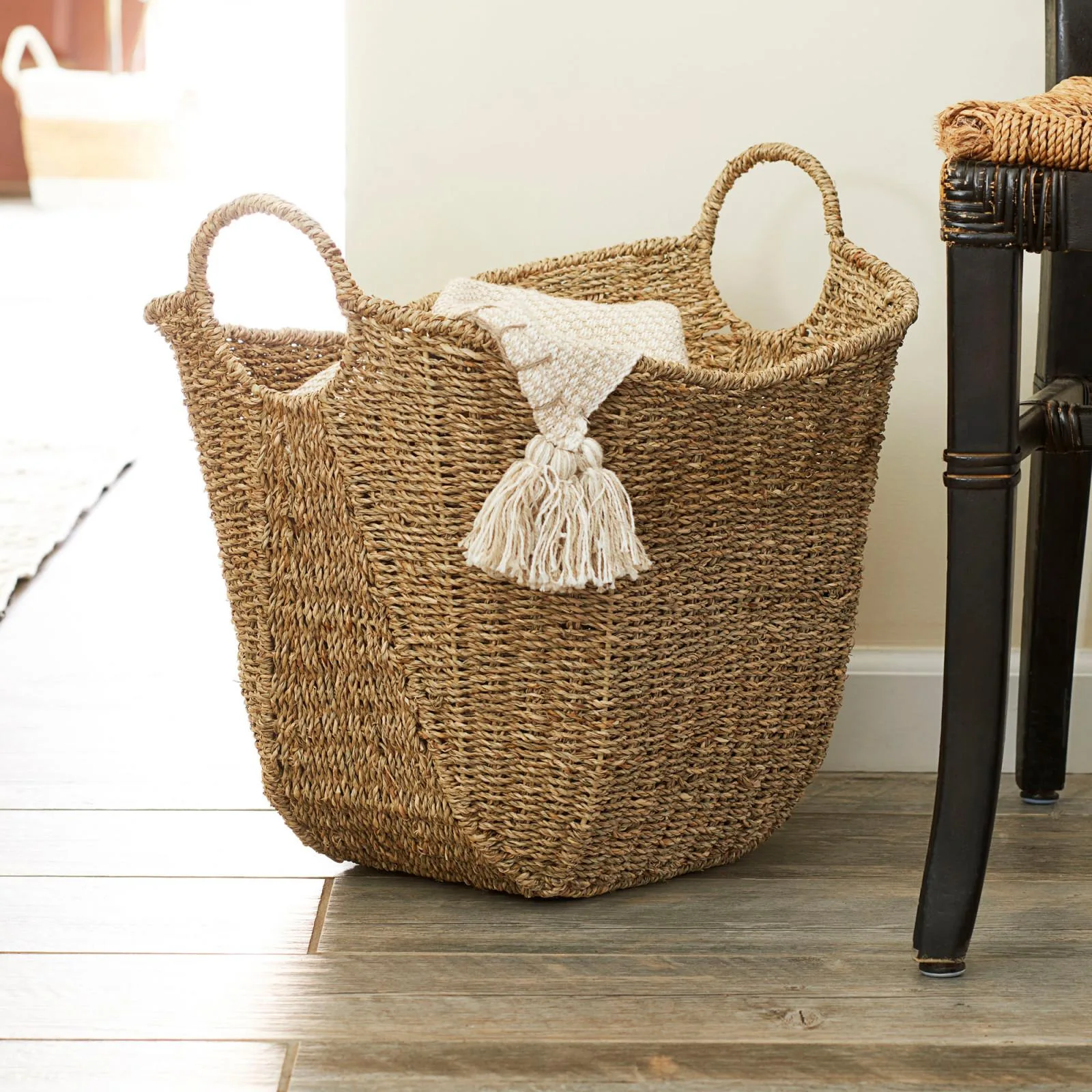 Natural Woven Storage Basket
