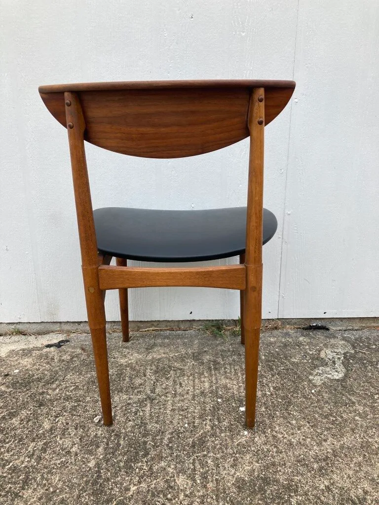 Lane Perception Mid-Century Modern Walnut Dining Chair