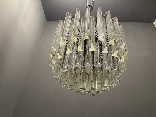 Tiered Crystal Prism Chandelier