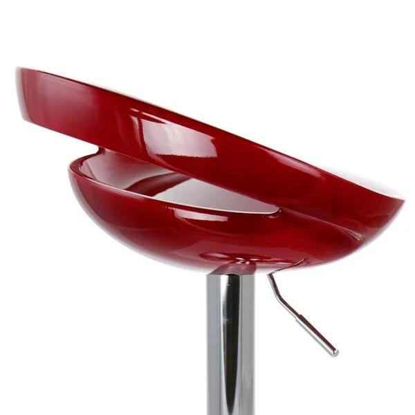 Elama Red Modern Stool