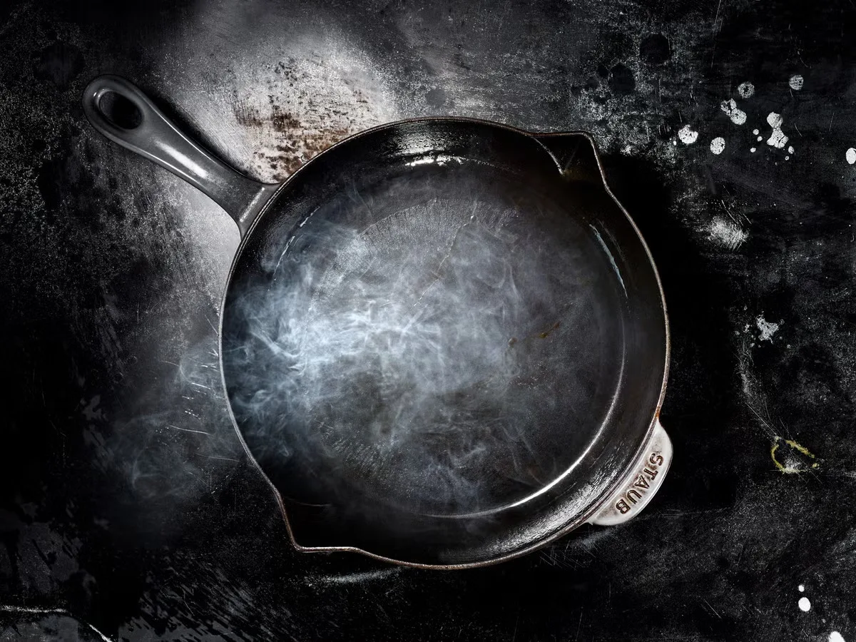 Black Cast Iron Skillet