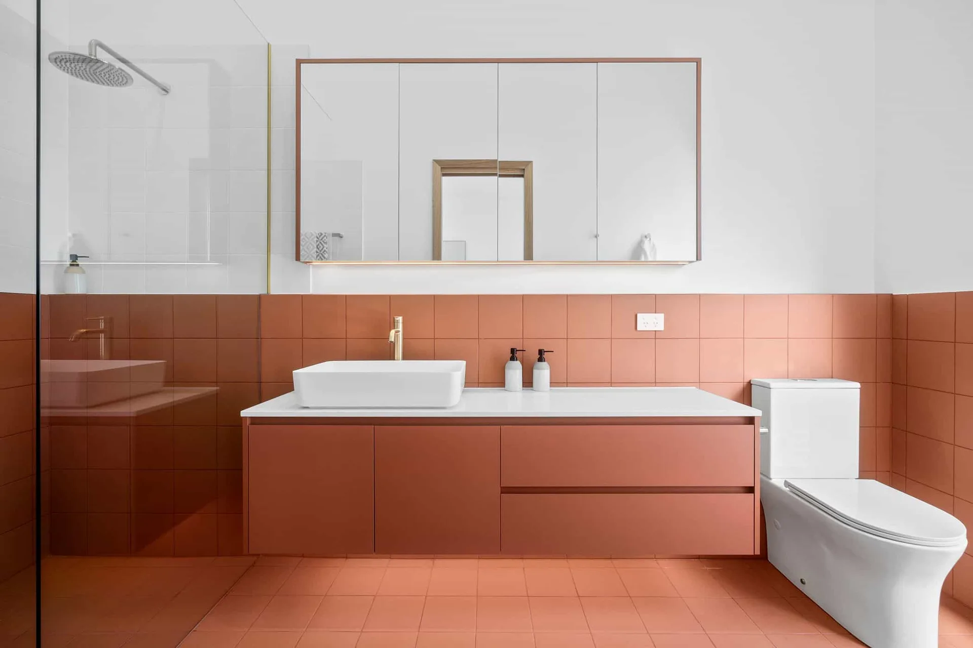 Minimalist Matte Bathroom Vanity