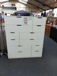 White Minimalist Chest Of Drawers