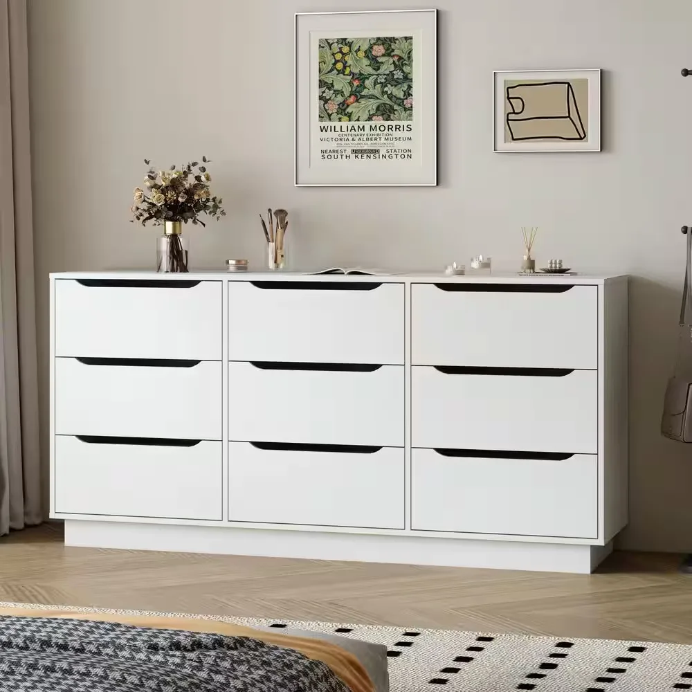 Fitzroy Modern White Chest Of Drawers