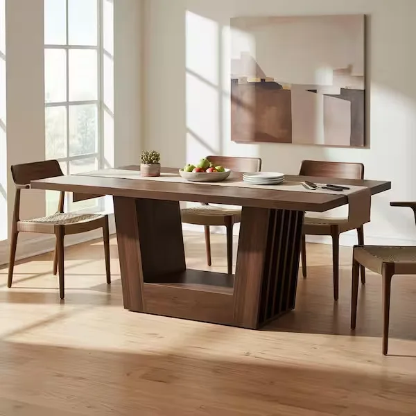 Moronia Rectangular Wooden Dining Table