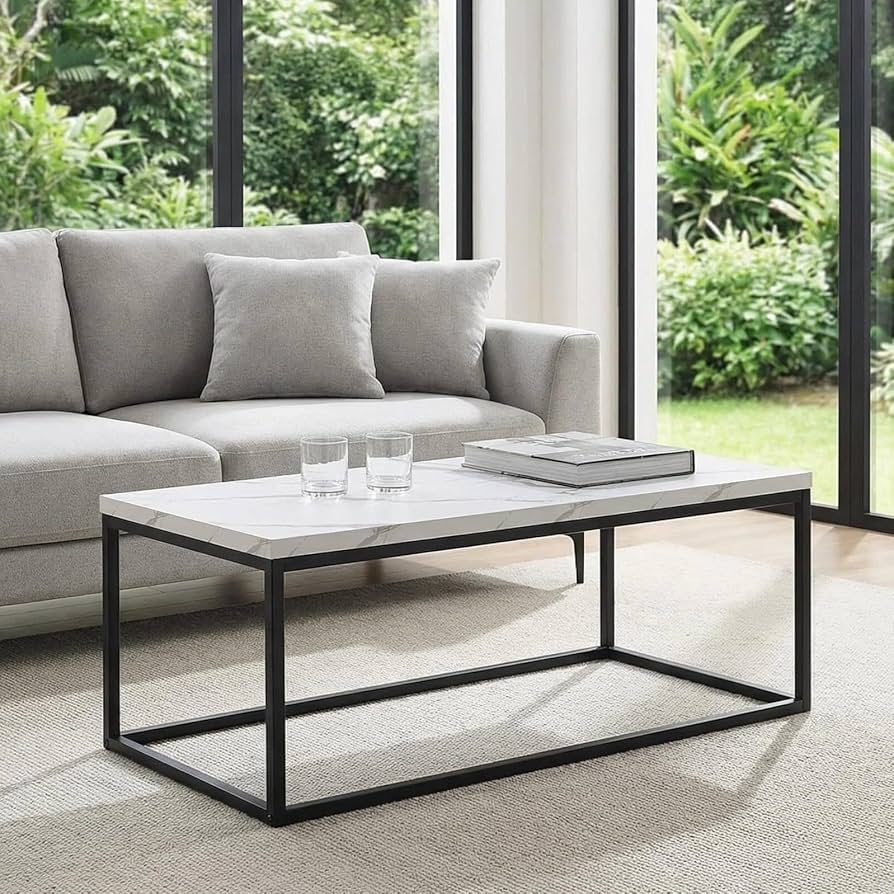 CENSI Rectangular Marble Coffee Table