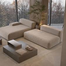 Santori Beige Boucle Modular Sofa