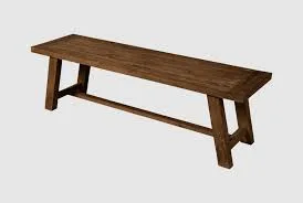 Bennie Rustic Farmhouse Wooden Bench