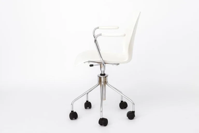 White Plastic Office Chair