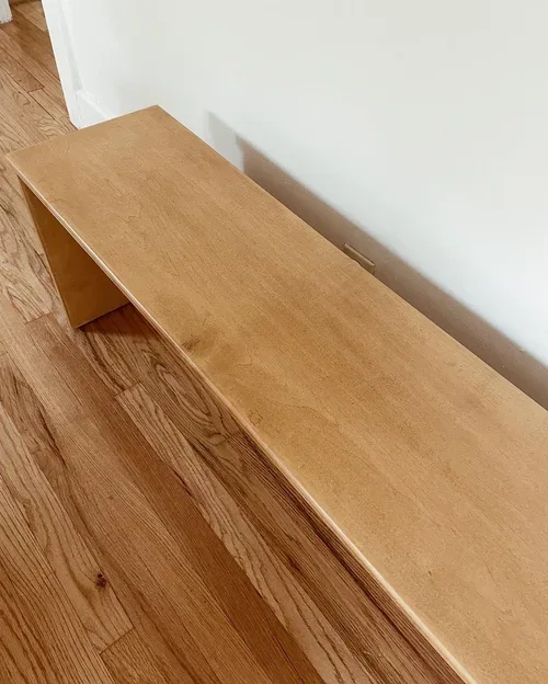 Custom Maple Bench