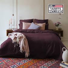 Solid Purple Velvet Bedding Set