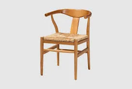Natural Wood Wishbone Chair