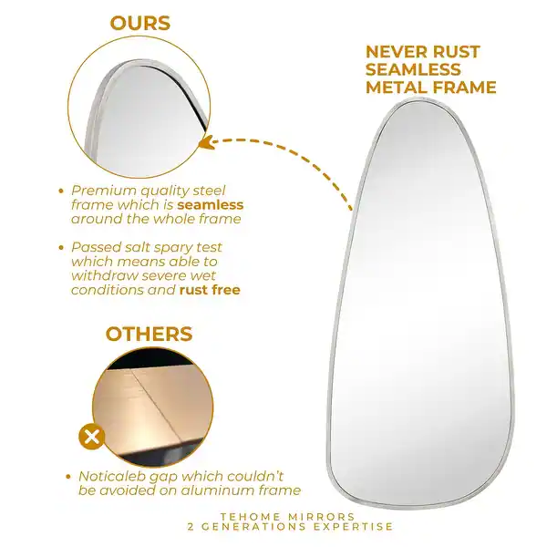 Tehome Trequan Asymmetric Wall Mirror
