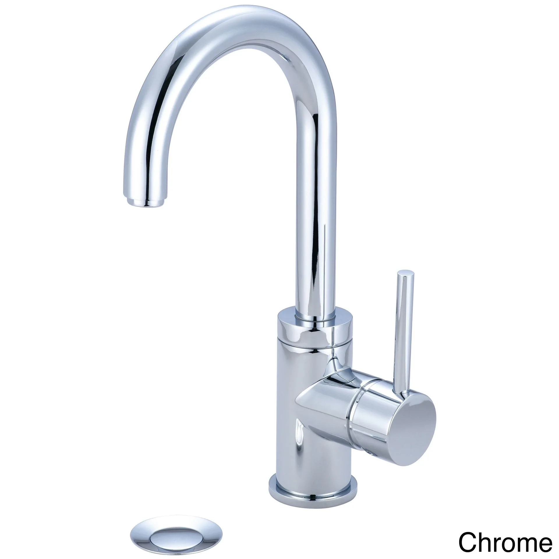 Modern Polished Chrome Bathroom Faucet