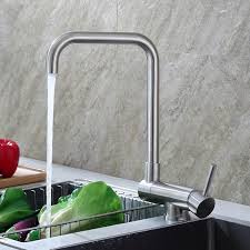 Brushed Steel Kitchen Faucet