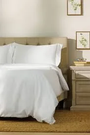 Solid White Cotton Bed