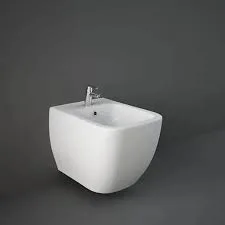 Rak-Metropolitan Alpine White Ivory Wall Hung Bidets