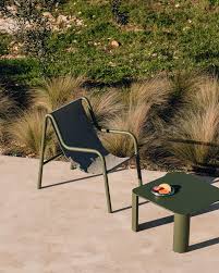 Nokk Minimalist Green Outdoor Armchair