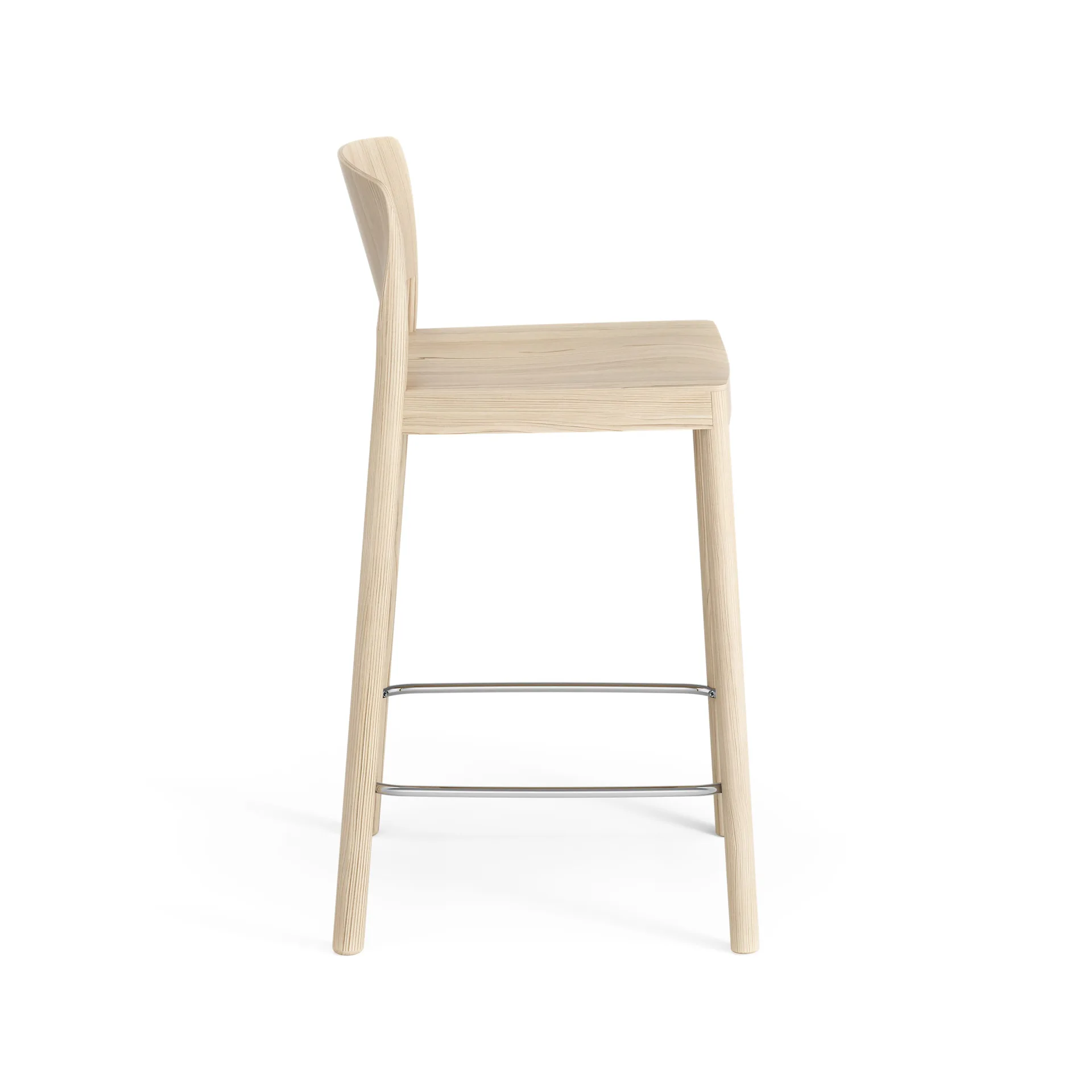 Grace Natural Wood Bar Stool