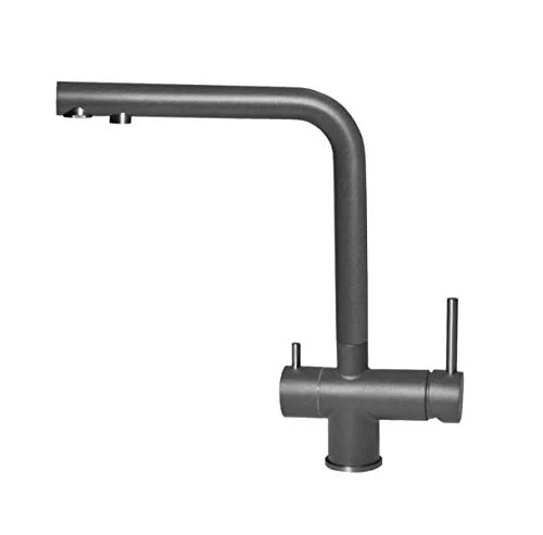 Elleci Keratek Matte Gray Kitchen Faucet