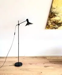 Matte Black Metal Floor Lamp