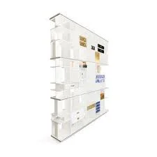 Minimalist Modular Grid Bookcase