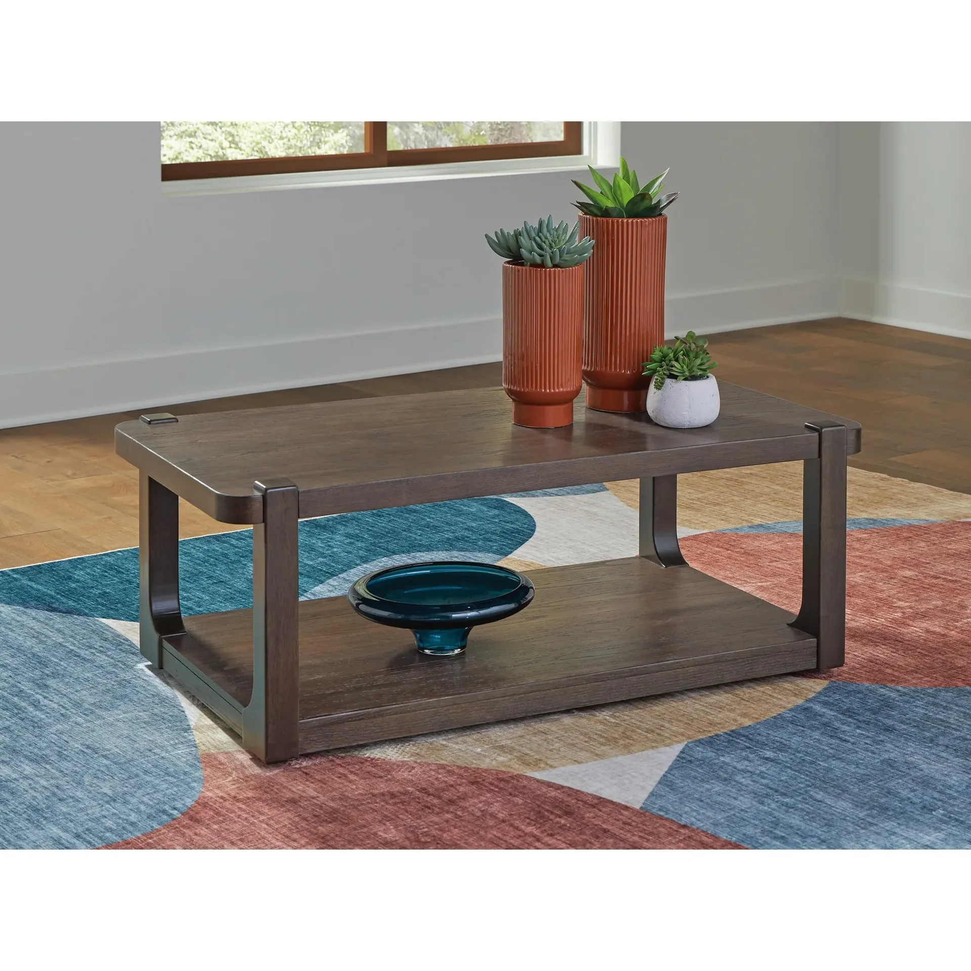 Breckington Rectangular Wood Coffee Table