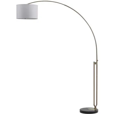 Safavieh Polaris Chrome Arc Floor Lamp