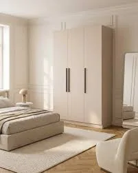 Moka Beige Matte Wardrobe Cabinet