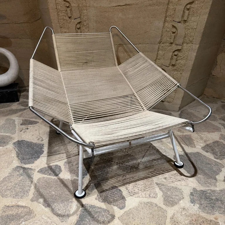 Woven Steel Lounge Chair