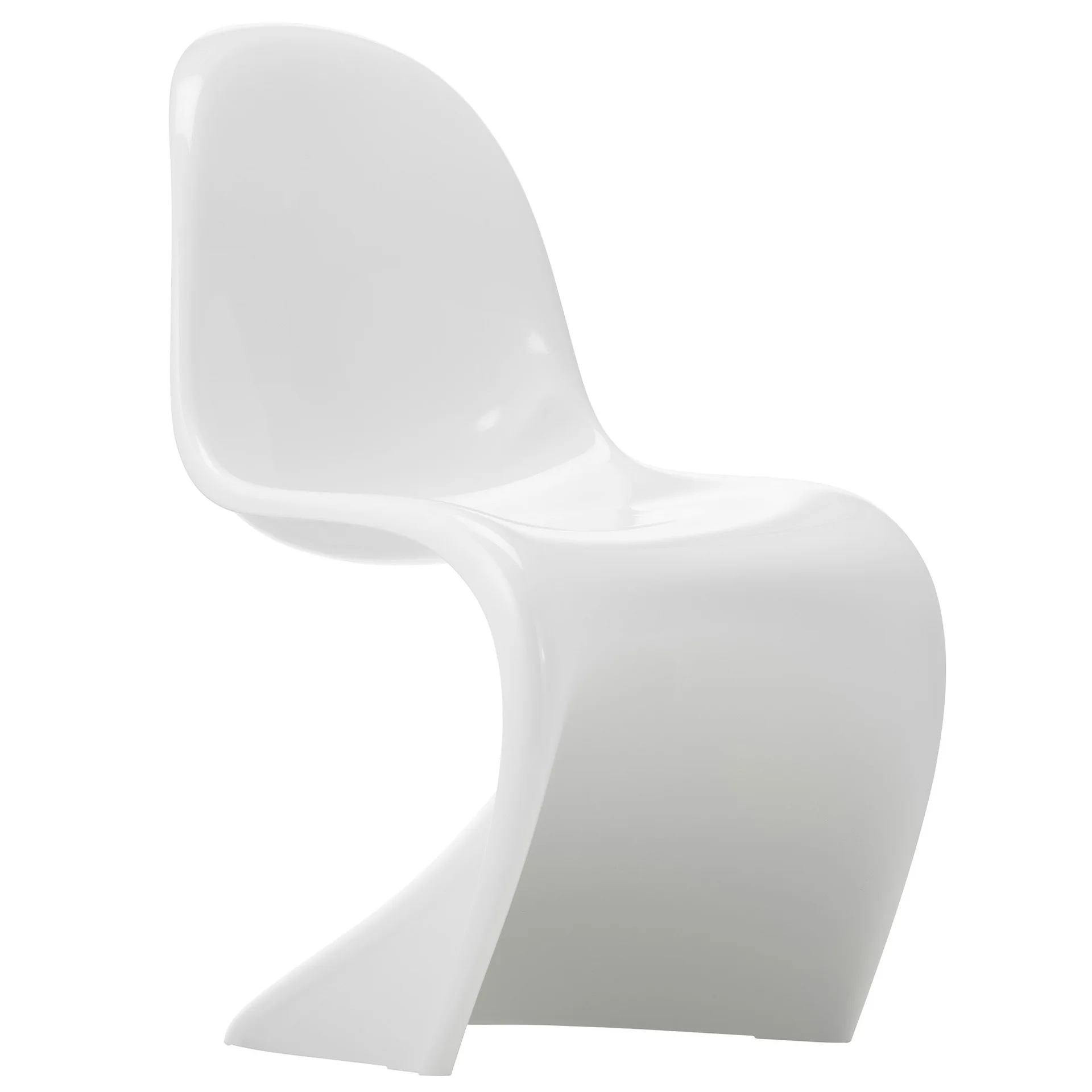 Panton White Cantilever Side Chair