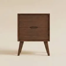Grace Mid Century Walnut Nightstand