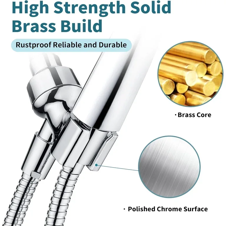 Polished Chrome Handheld Shower Head