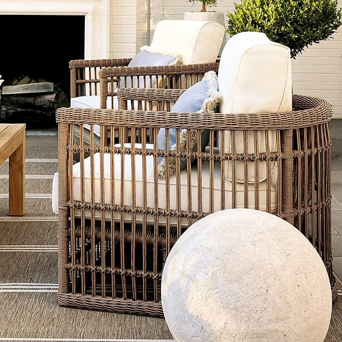 Harbour Natural Rattan Wicker Armchair
