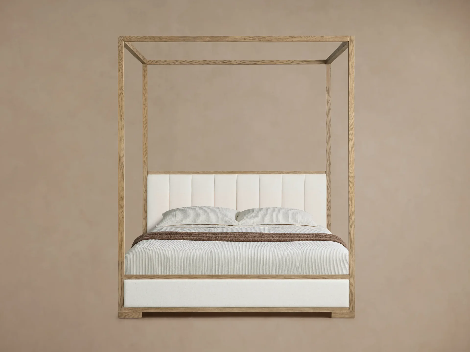 Darien Oak Canopy Bed