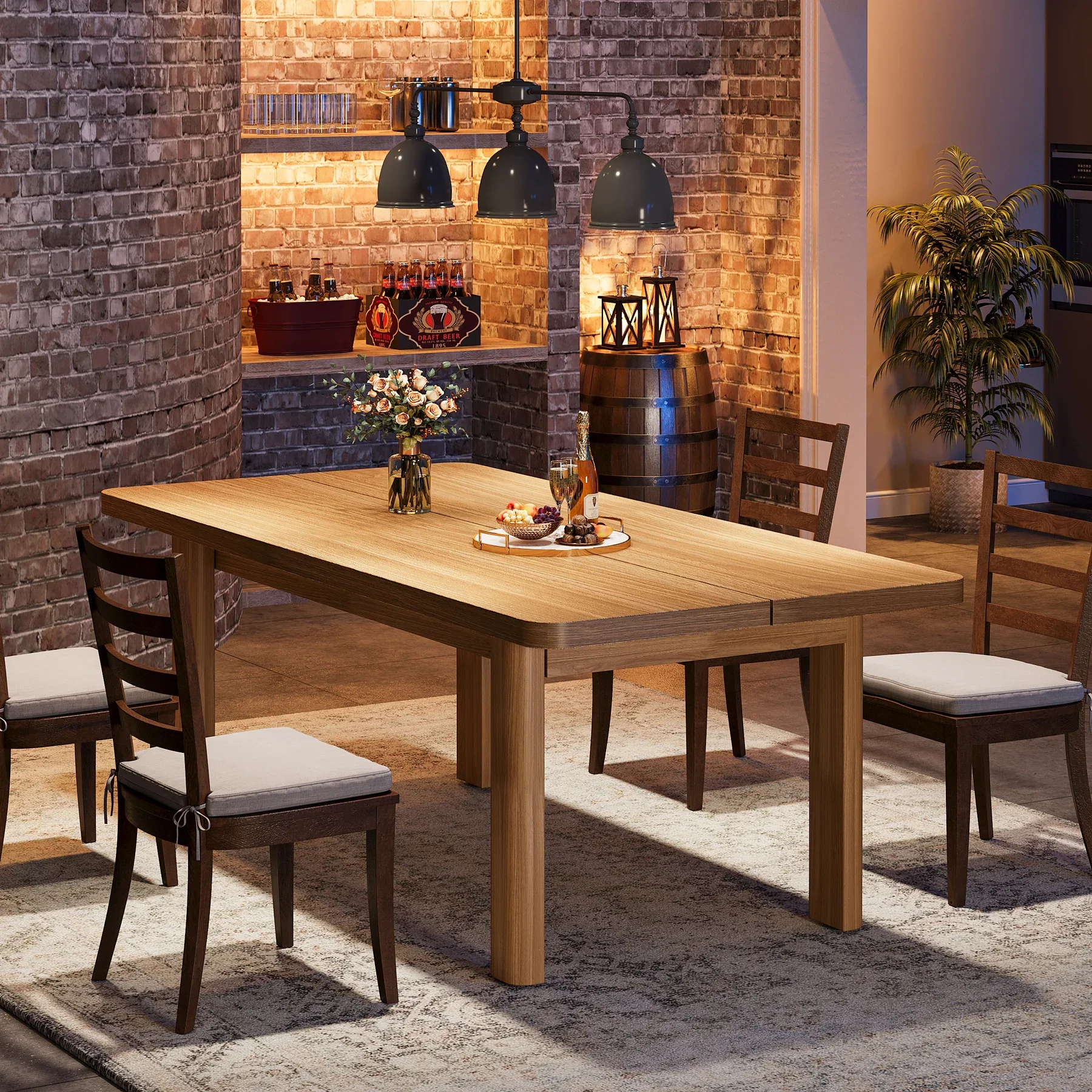 Rectangular Walnut Dining Table