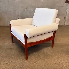 Mid-Century Modern Teak Wooden Lounge Chair