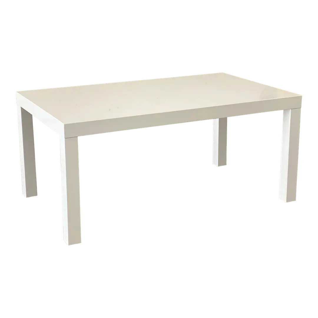 West Elm Parsons White Rectangular Dining Table