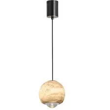 Cream Marble Pendant Light