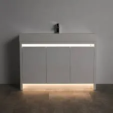 Blossom Capri Glossy White Floating Vanity