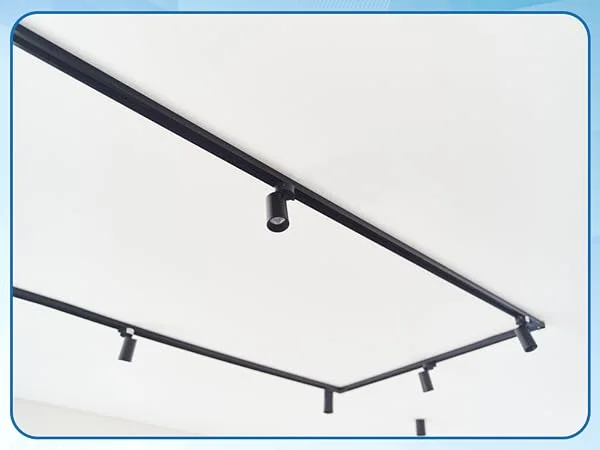 Minimalist Matte Black Track Lighting