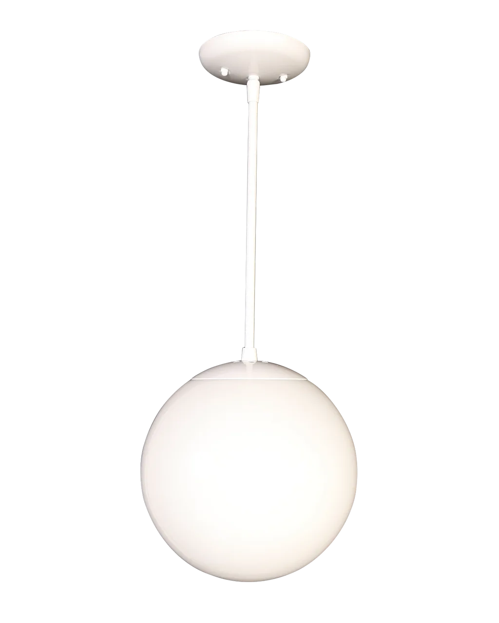 White Globe Pendant Light