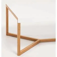 Trivia White and Oak Coffee Table