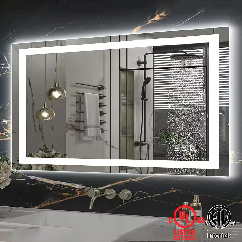 TOOLKISS Rectangular Backlit Bathroom Mirror