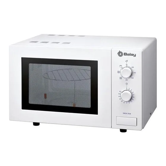 Balay White Built In Microwave