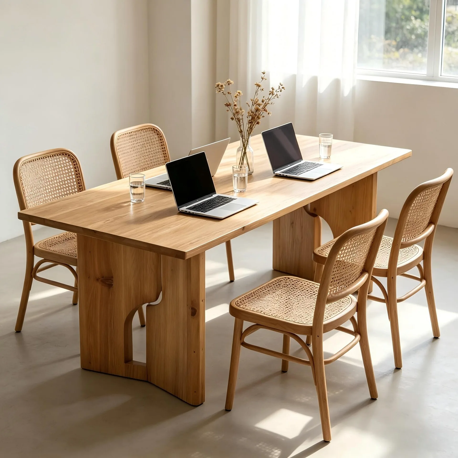 Solid Wood Rectangular Dining Table